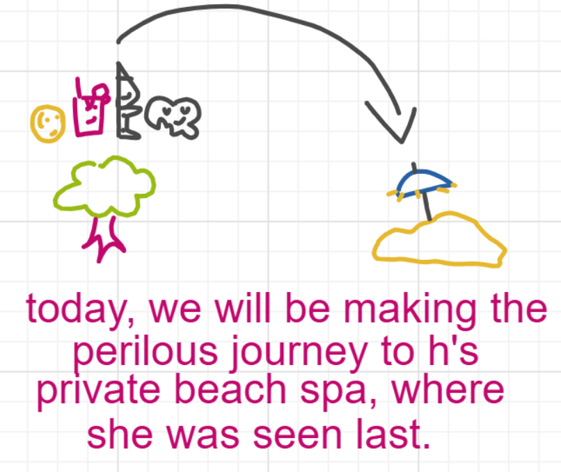 A panel from I've Been Everywhere, Man, episode nine of the Board Boards object show by Furretwalk/WalkingFurret.